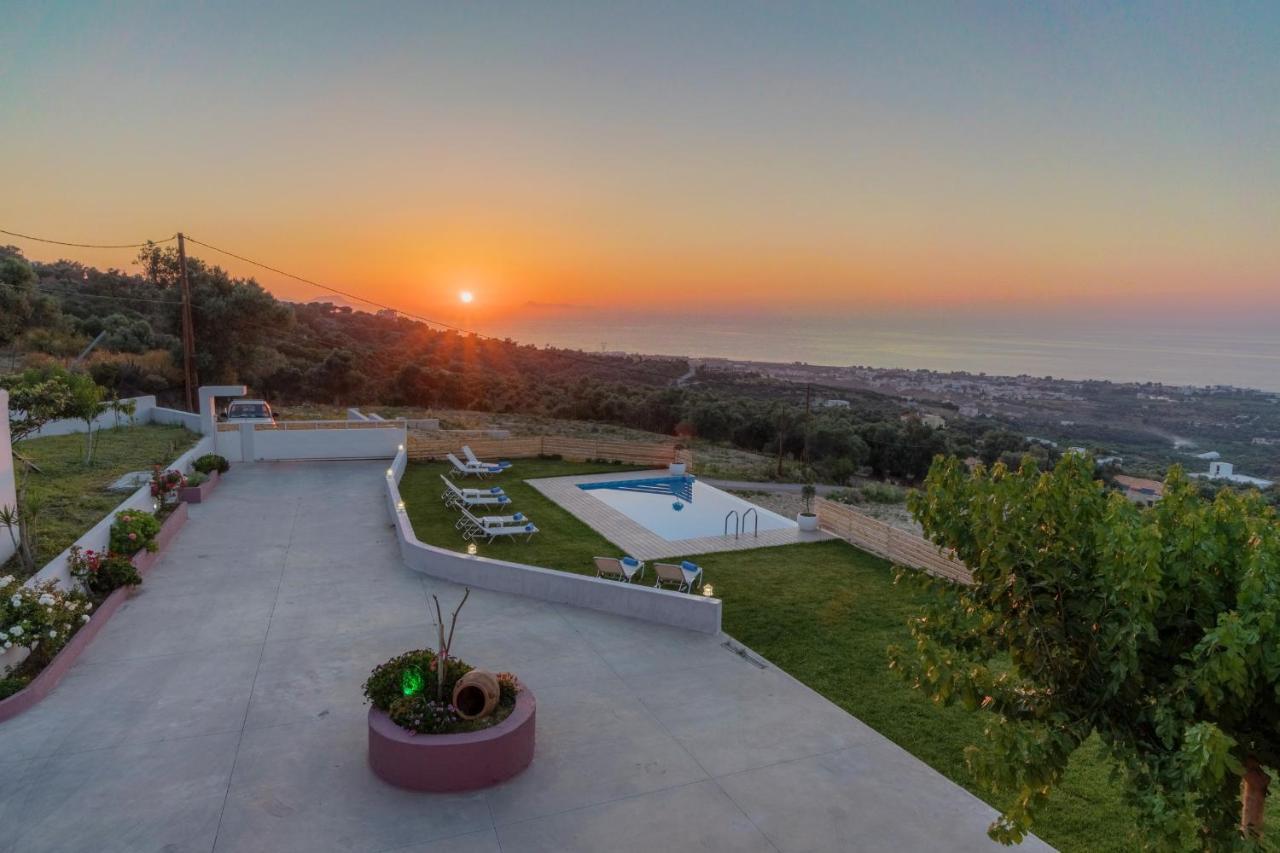 Alkistis Villa With Amazing Sea View Maroulas ภายนอก รูปภาพ