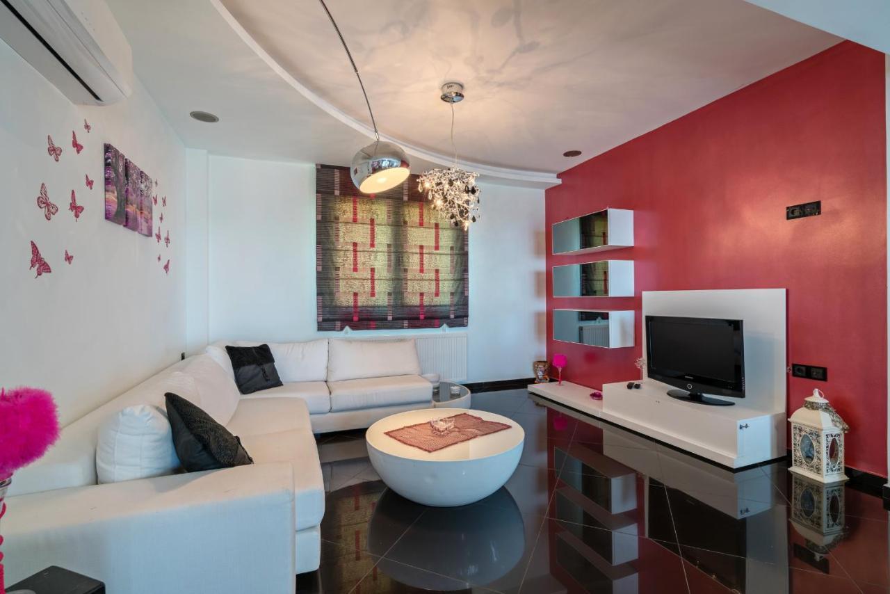 Alkistis Villa With Amazing Sea View Maroulas ภายนอก รูปภาพ