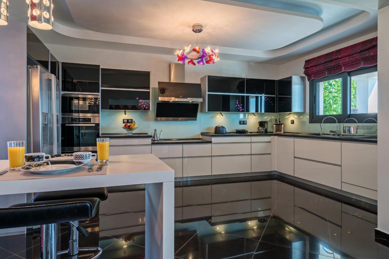 Alkistis Villa With Amazing Sea View Maroulas ภายนอก รูปภาพ