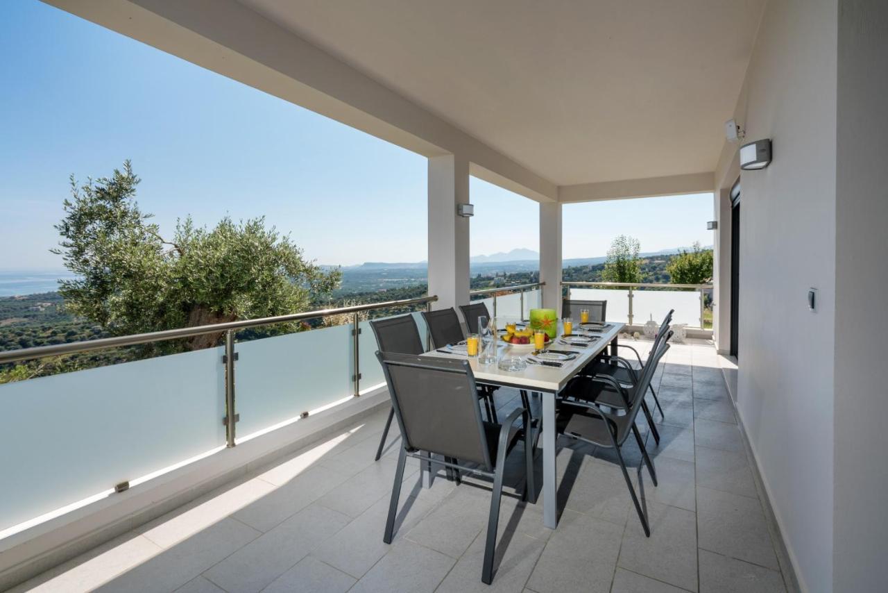 Alkistis Villa With Amazing Sea View Maroulas ภายนอก รูปภาพ