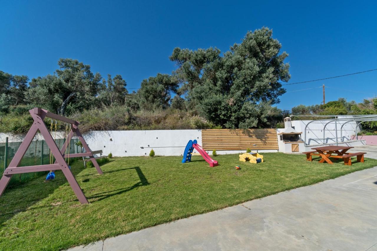 Alkistis Villa With Amazing Sea View Maroulas ภายนอก รูปภาพ