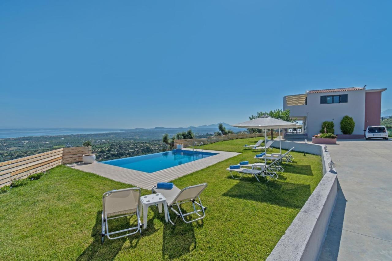 Alkistis Villa With Amazing Sea View Maroulas ภายนอก รูปภาพ