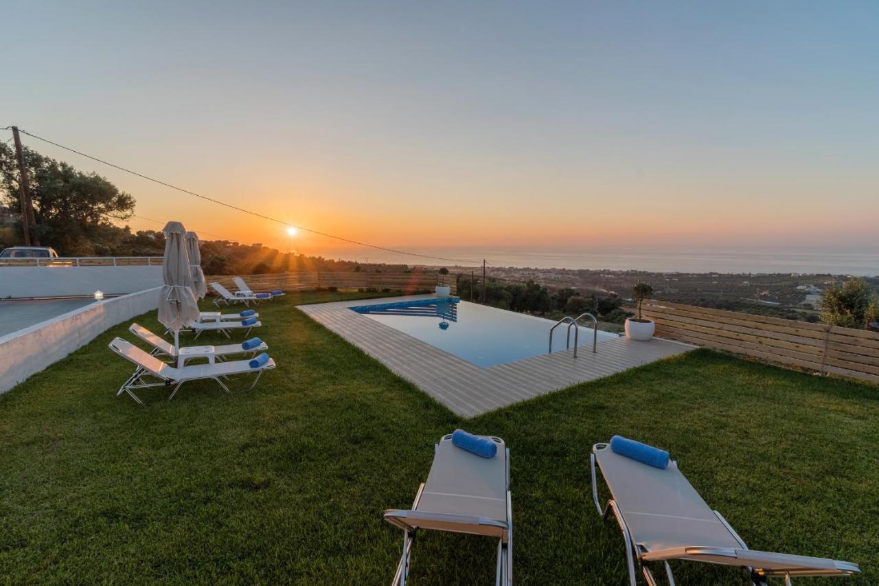 Alkistis Villa With Amazing Sea View Maroulas ภายนอก รูปภาพ