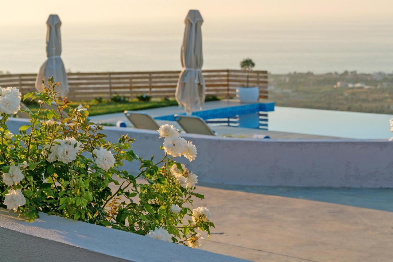 Alkistis Villa With Amazing Sea View Maroulas ภายนอก รูปภาพ