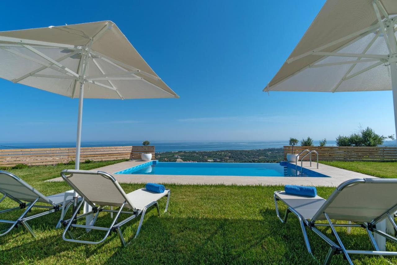 Alkistis Villa With Amazing Sea View Maroulas ภายนอก รูปภาพ