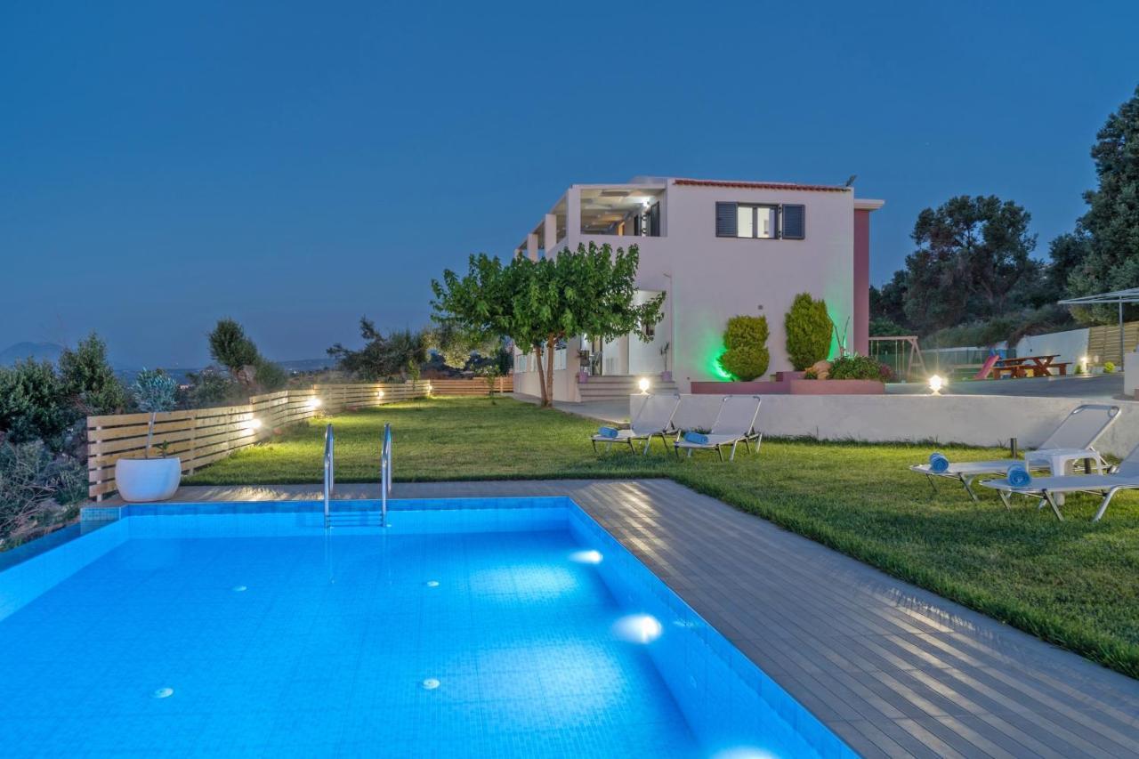 Alkistis Villa With Amazing Sea View Maroulas ภายนอก รูปภาพ