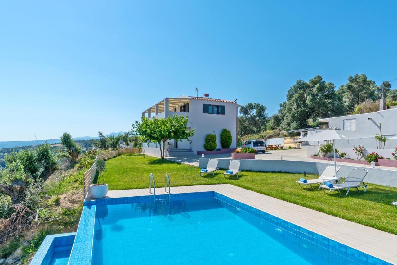 Alkistis Villa With Amazing Sea View Maroulas ภายนอก รูปภาพ