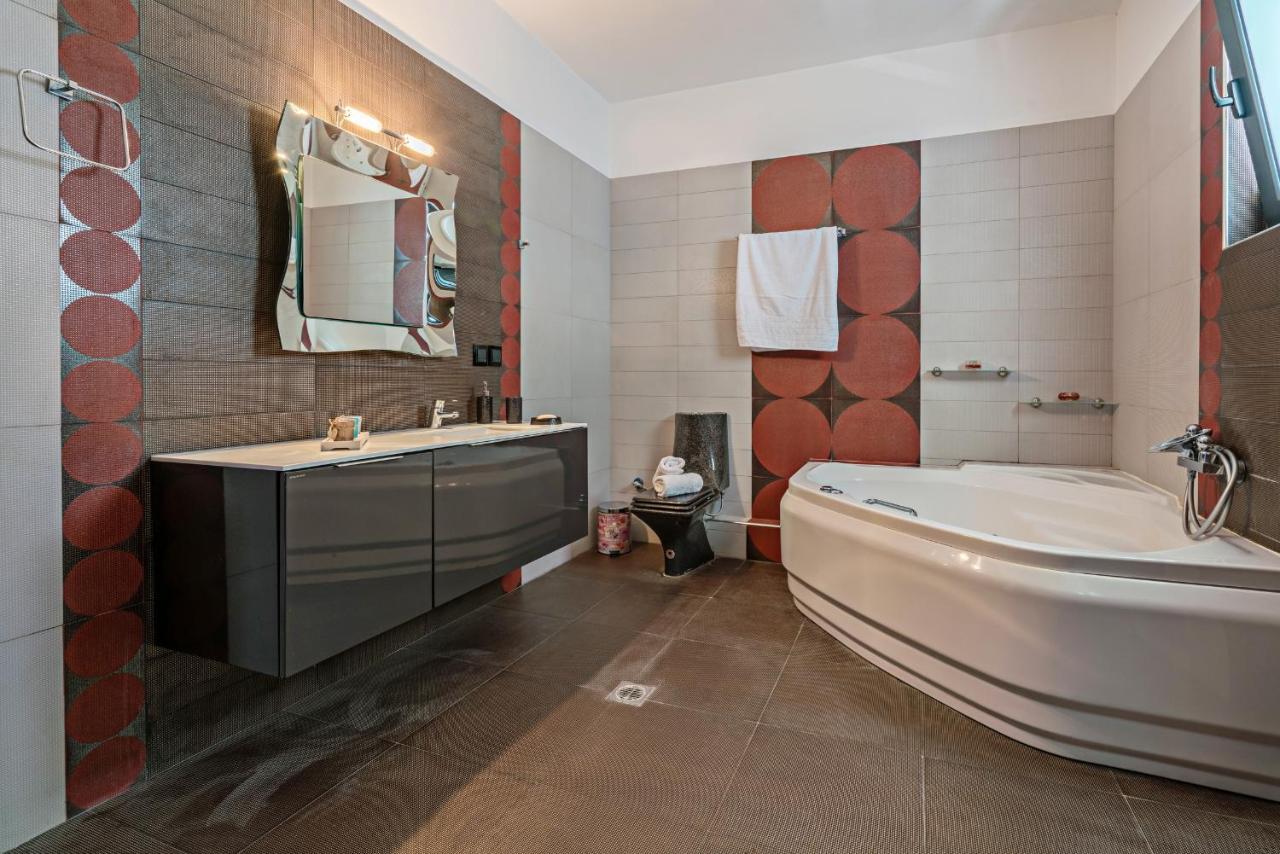 Alkistis Villa With Amazing Sea View Maroulas ภายนอก รูปภาพ