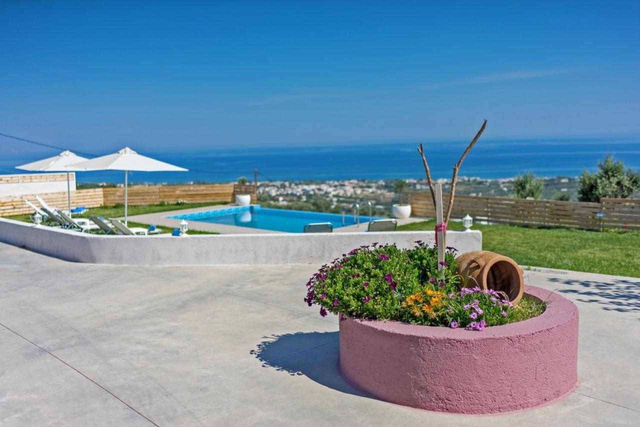Alkistis Villa With Amazing Sea View Maroulas ภายนอก รูปภาพ