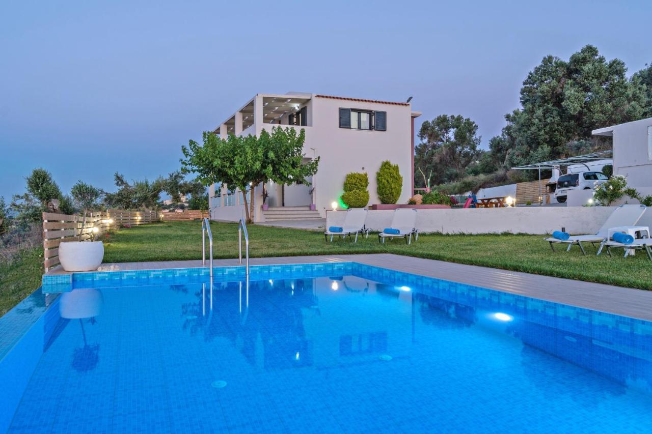 Alkistis Villa With Amazing Sea View Maroulas ภายนอก รูปภาพ